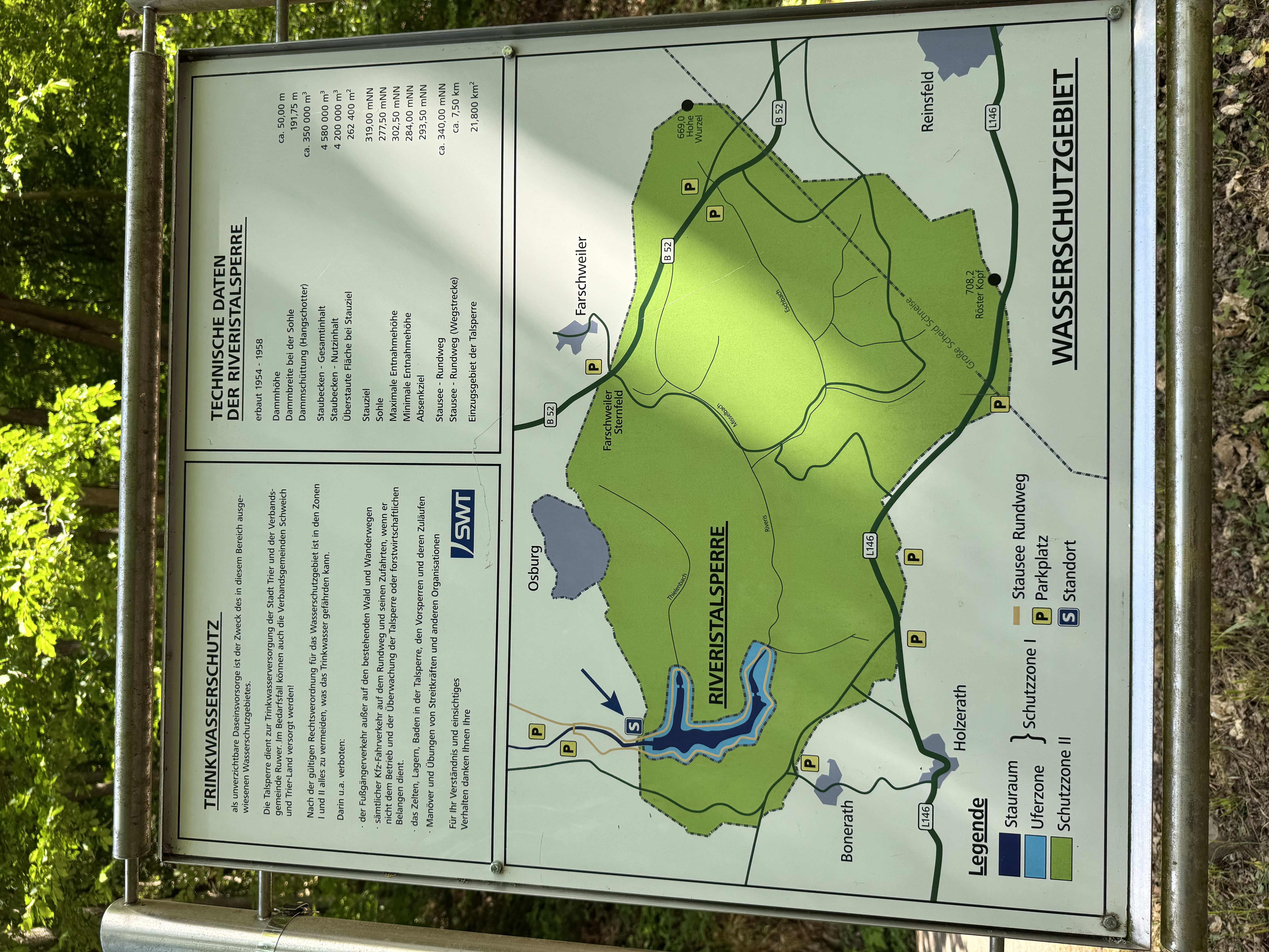 Schaubild Riveristalsperre