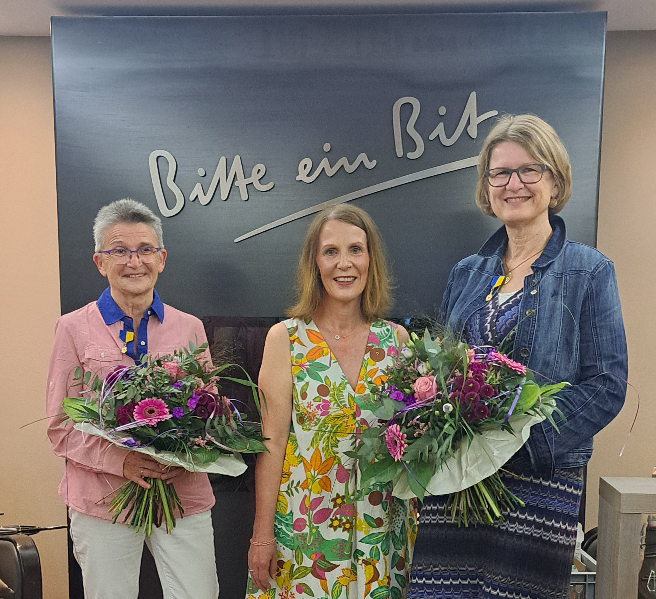 Bettina Sieding, Andrea Mans-Pint und Petra Schaperdoth